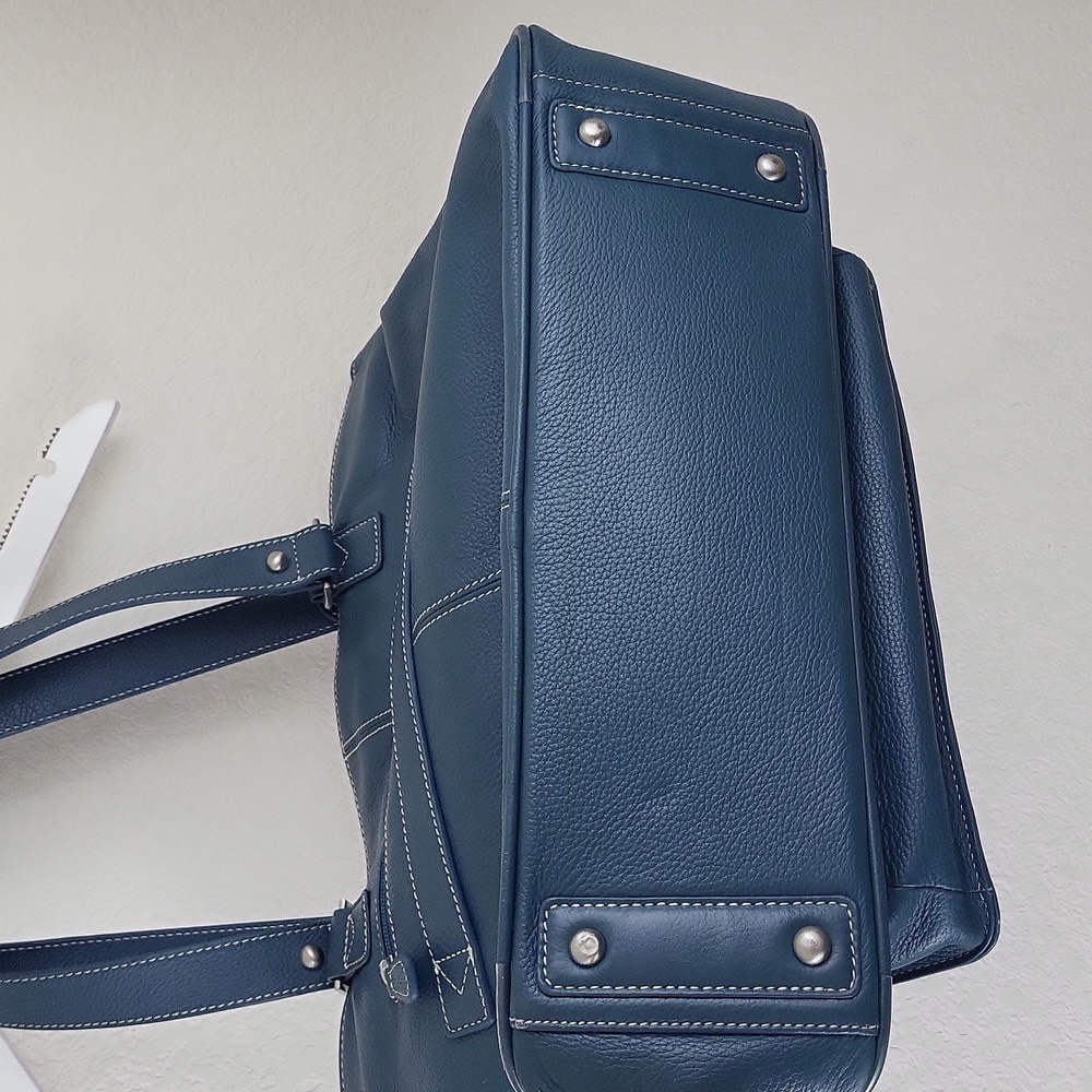 Clark & Mayfield Stafford Pro Leather Laptop Tote 17.3" - Picture 16 of 16